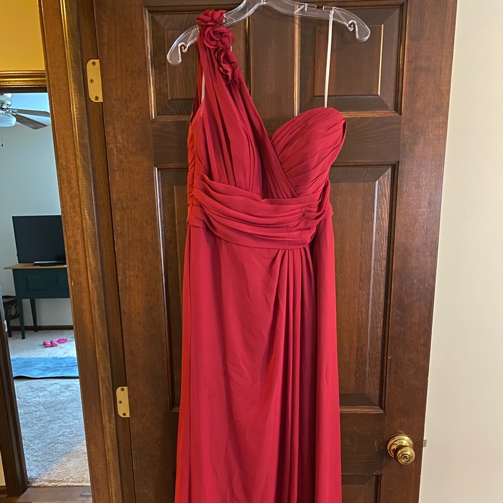 WTOO Red Floor Length Gown